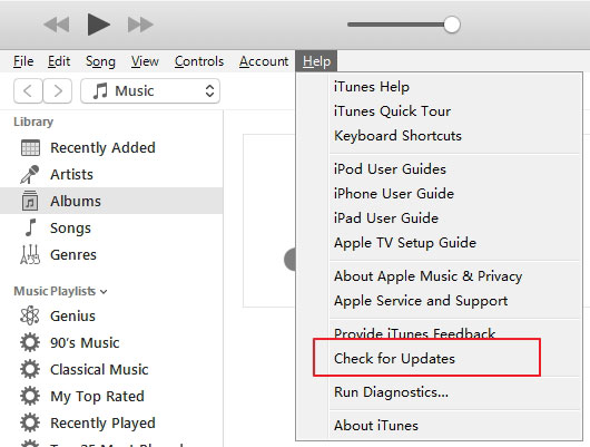 check for itunes updates on mac